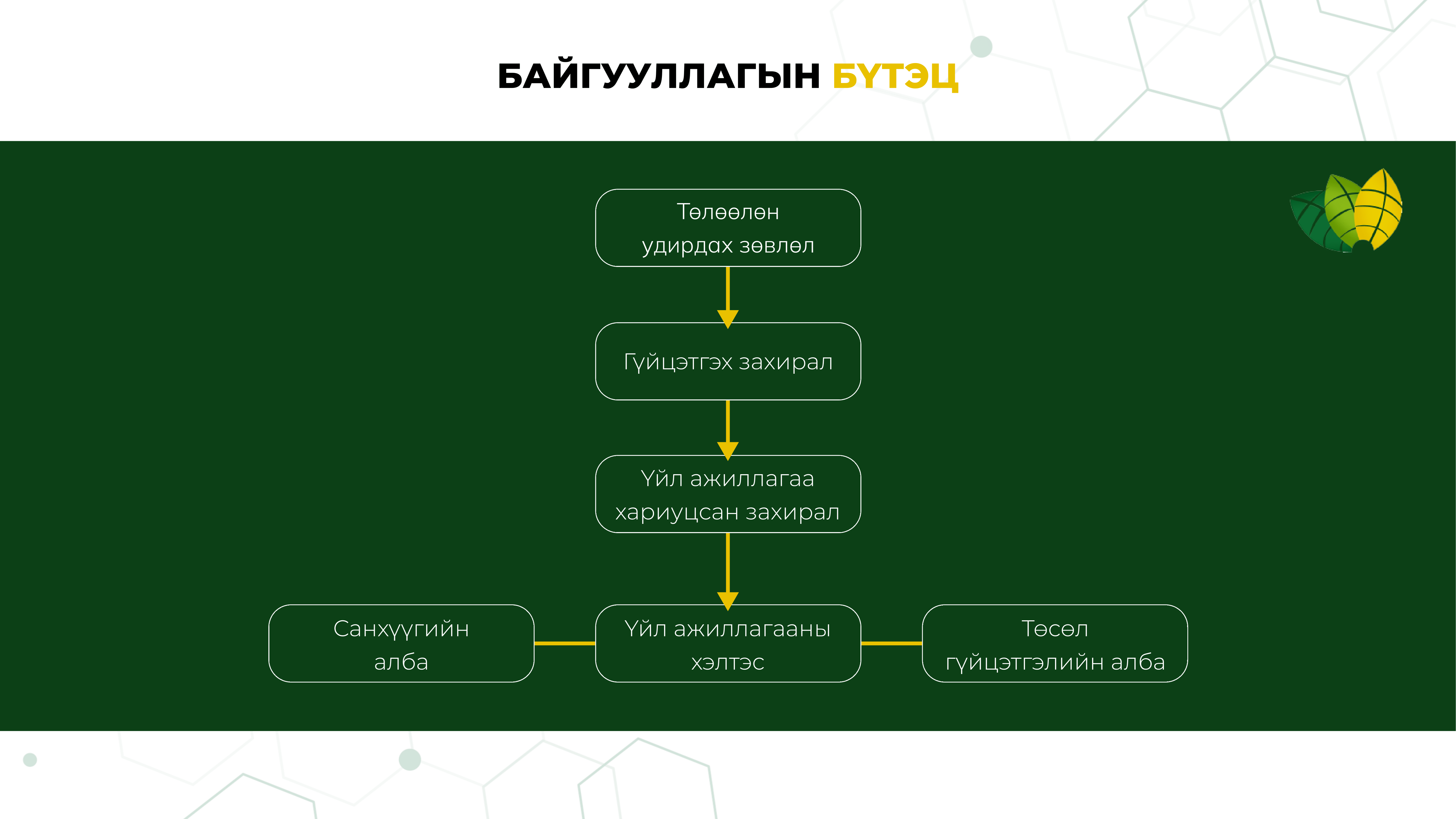 Байгууллагын иерархи бүтэц